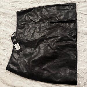 Fashion Nova pleather skirt